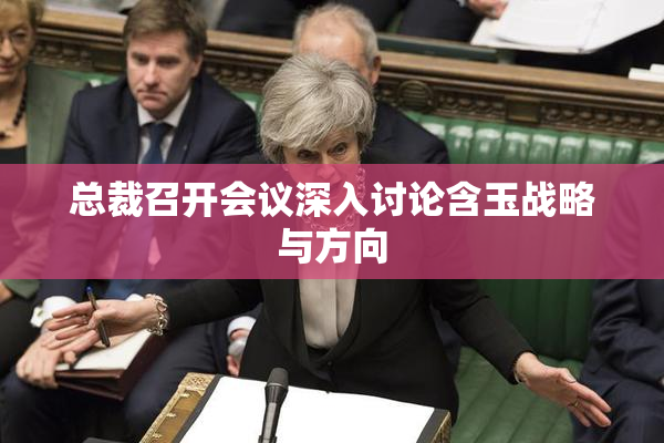 总裁召开会议深入讨论含玉战略与方向