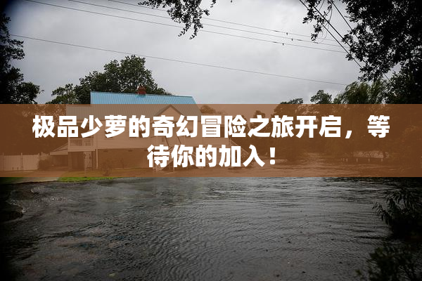 极品少萝的奇幻冒险之旅开启，等待你的加入！