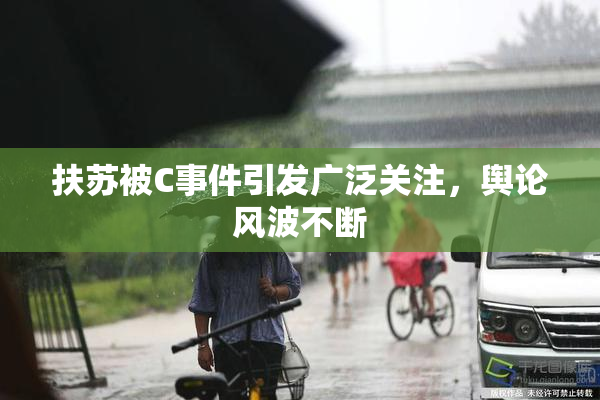 扶苏被C事件引发广泛关注，舆论风波不断