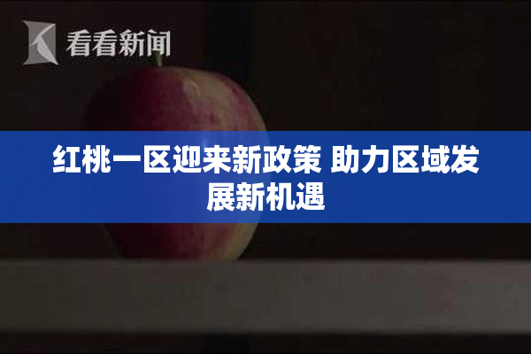 红桃一区迎来新政策 助力区域发展新机遇