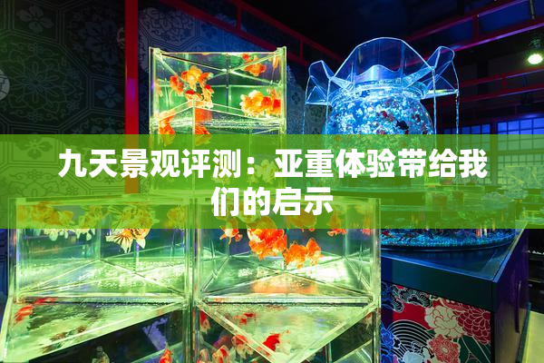九天景观评测：亚重体验带给我们的启示