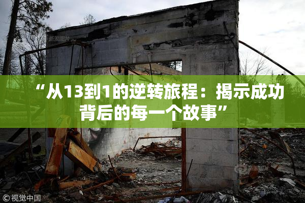 “从13到1的逆转旅程：揭示成功背后的每一个故事”