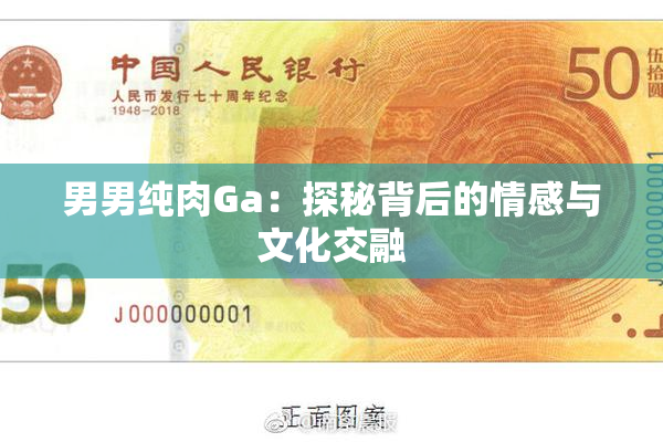 男男纯肉Ga：探秘背后的情感与文化交融