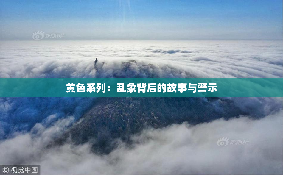 黄色系列：乱象背后的故事与警示