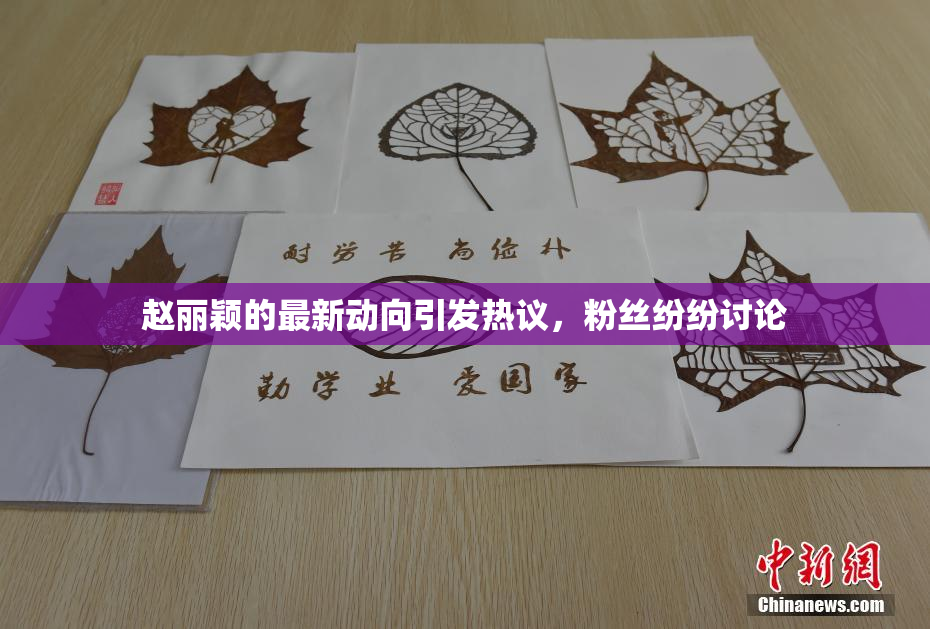 赵丽颖的最新动向引发热议，粉丝纷纷讨论