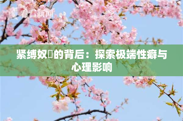 紧缚奴隷的背后：探索极端性癖与心理影响