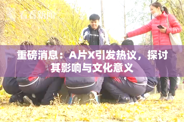 重磅消息：A片X引发热议，探讨其影响与文化意义