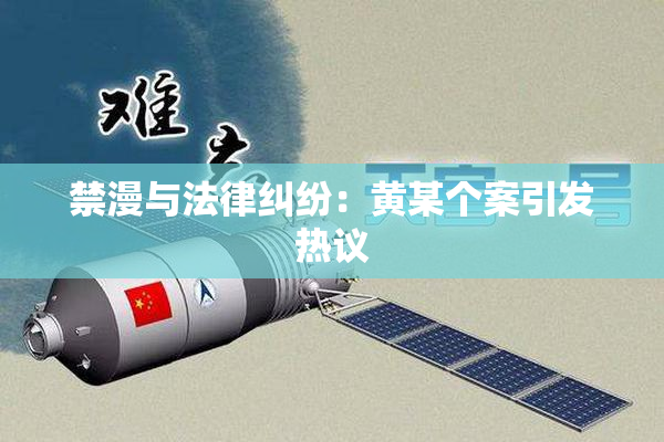 禁漫与法律纠纷：黄某个案引发热议