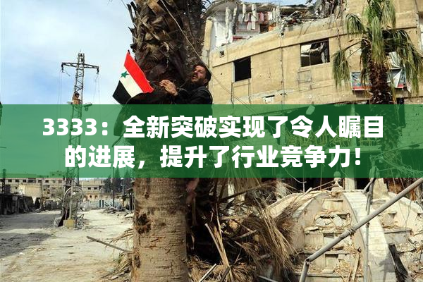 3333：全新突破实现了令人瞩目的进展，提升了行业竞争力！