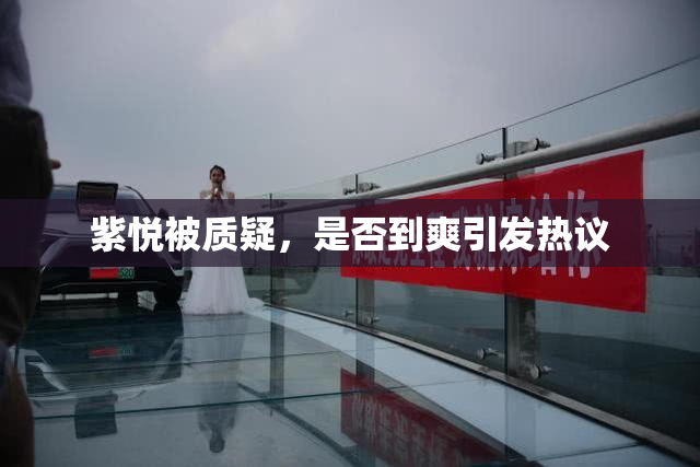 紫悦被质疑，是否到爽引发热议