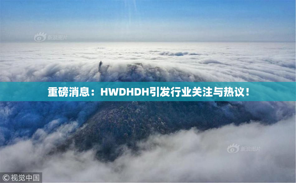 重磅消息：HWDHDH引发行业关注与热议！