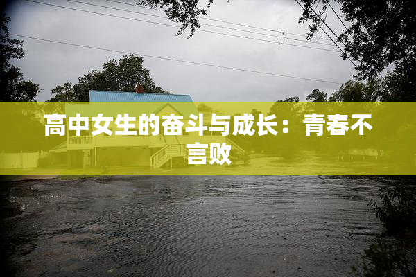 高中女生的奋斗与成长：青春不言败