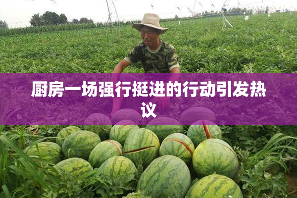 厨房一场强行挺进的行动引发热议