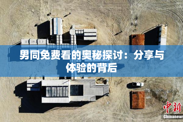 男同免费看的奥秘探讨：分享与体验的背后