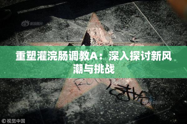 重塑灌浣肠调教A：深入探讨新风潮与挑战