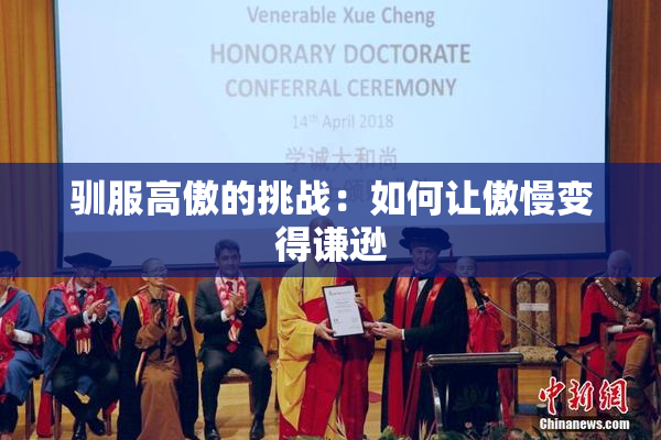 驯服高傲的挑战：如何让傲慢变得谦逊