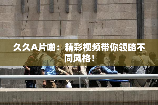 久久A片啪：精彩视频带你领略不同风格！