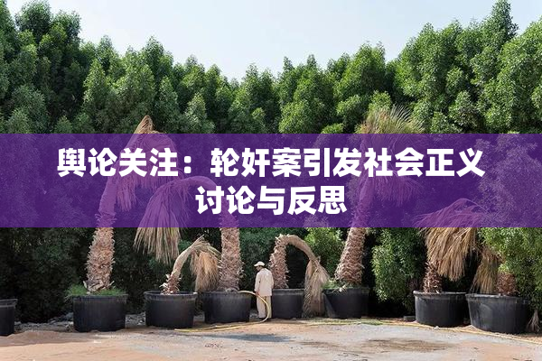 舆论关注：轮奸案引发社会正义讨论与反思