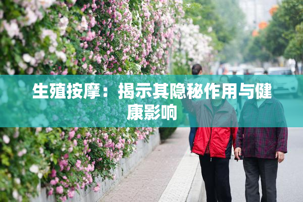 生殖按摩：揭示其隐秘作用与健康影响