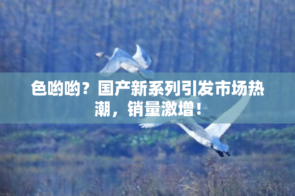 色哟哟？国产新系列引发市场热潮，销量激增！