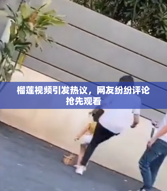 榴莲视频引发热议，网友纷纷评论抢先观看