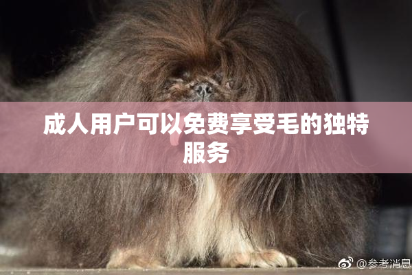 成人用户可以免费享受毛的独特服务