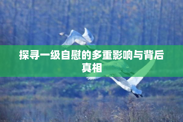 探寻一级自慰的多重影响与背后真相
