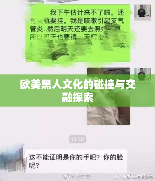 欧美黑人文化的碰撞与交融探索