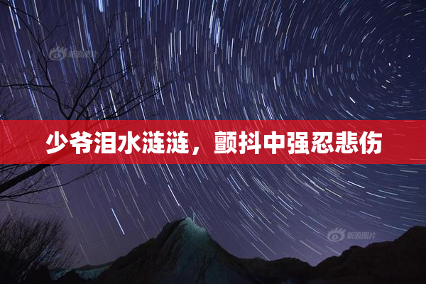 少爷泪水涟涟，颤抖中强忍悲伤