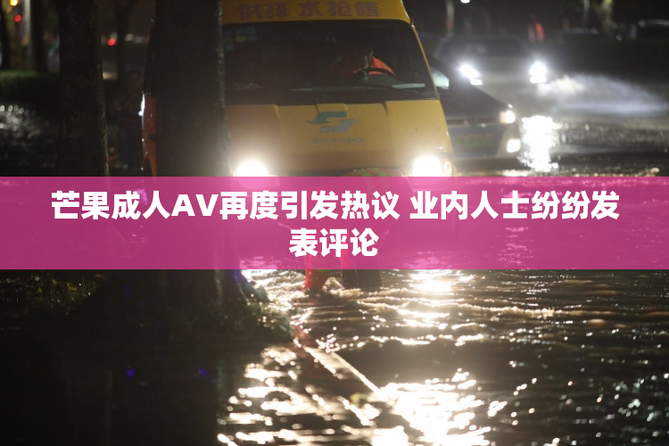 芒果成人AV再度引发热议 业内人士纷纷发表评论