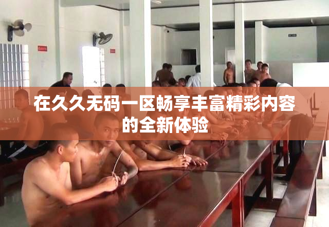 在久久无码一区畅享丰富精彩内容的全新体验