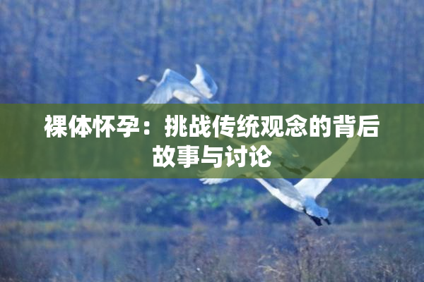 裸体怀孕：挑战传统观念的背后故事与讨论