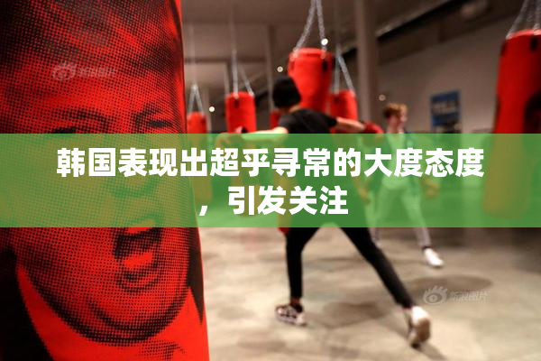 韩国表现出超乎寻常的大度态度，引发关注