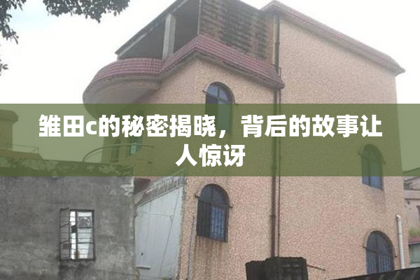 雏田c的秘密揭晓，背后的故事让人惊讶
