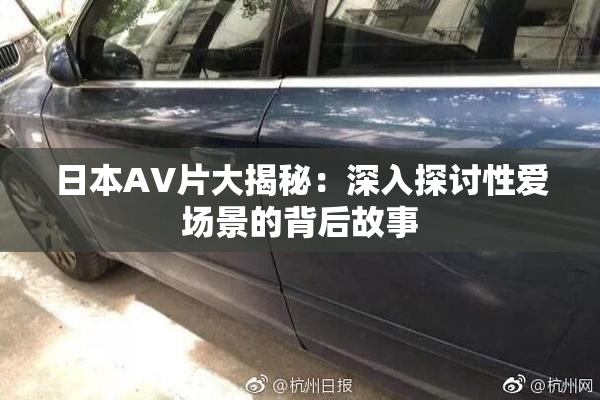 日本AV片大揭秘：深入探讨性爱场景的背后故事