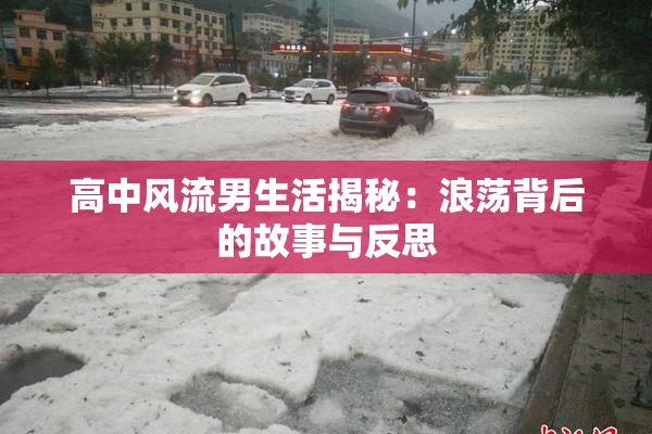 高中风流男生活揭秘：浪荡背后的故事与反思