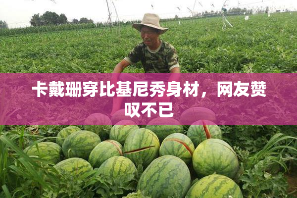 卡戴珊穿比基尼秀身材，网友赞叹不已