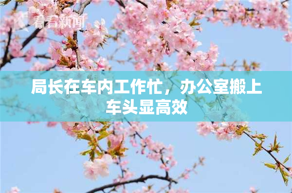 局长在车内工作忙，办公室搬上车头显高效