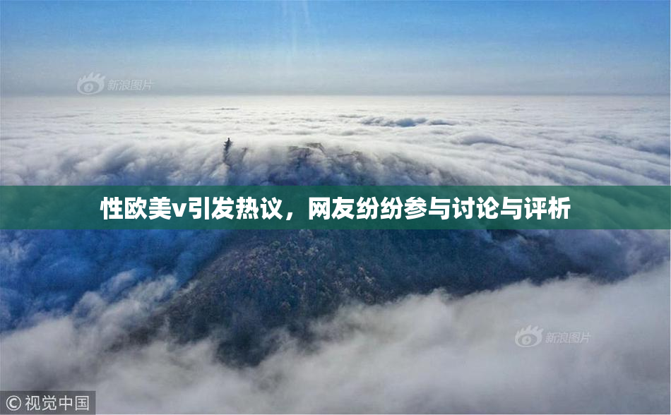 性欧美v引发热议，网友纷纷参与讨论与评析