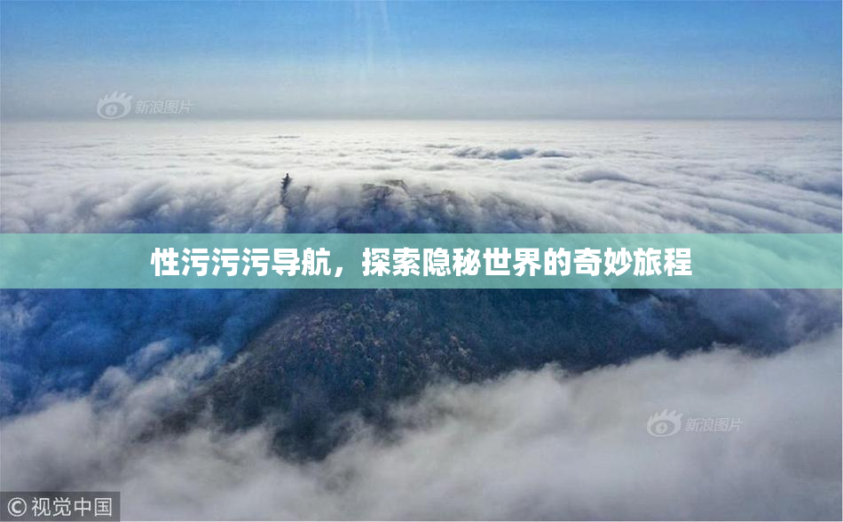 性污污污导航，探索隐秘世界的奇妙旅程