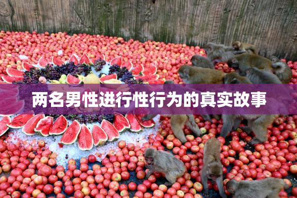 两名男性进行性行为的真实故事